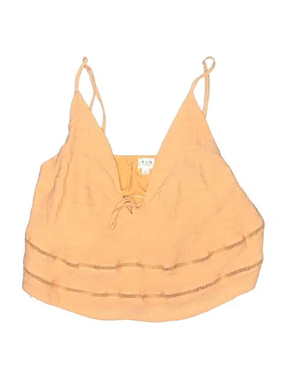 Pre-owned Le Lis Swimsuit Top Orange Swimwear