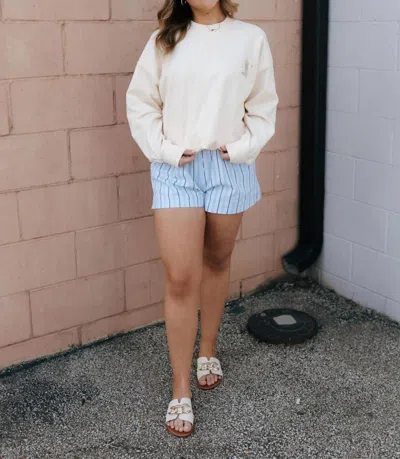 Le Lis Take Me To The Rodeo Sweatshirt In Off-white