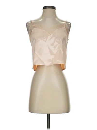 Pre-owned Le Lis Tank Top Tan Strapless Neckline Tops
