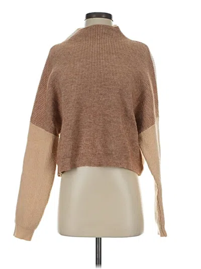 Pre-owned Le Lis Turtleneck Sweater In Brown