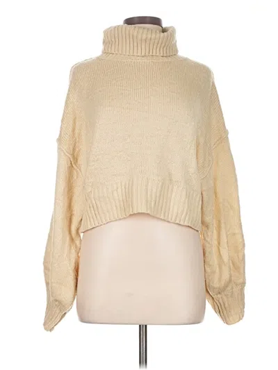 Pre-owned Le Lis Turtleneck Sweater In Brown