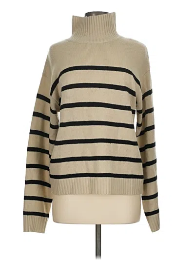 Pre-owned Le Lis Turtleneck Sweater In Tan