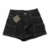 Le Lis Women's Cargo Pants With Contrast Stitching In Black In Black