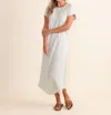 Le Marais Delray Dress In Sea Grass In White