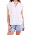 Le Marais Hampton Top In White In White