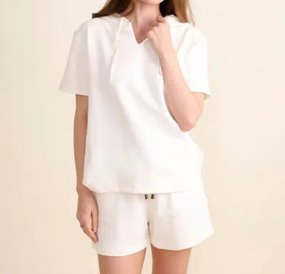 Le Marais Jackson Hoodie In White