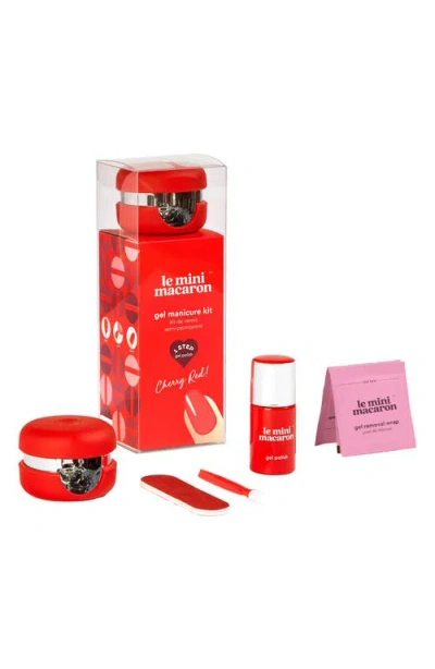Le Mini Macaron Gel Manicure Kit In Red