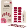 Le Mini Macaron Gel Nail Strips Kit In Rouge Dahlia