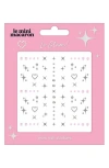 Le Mini Macaron Mini Nail Stickers In Le Glam