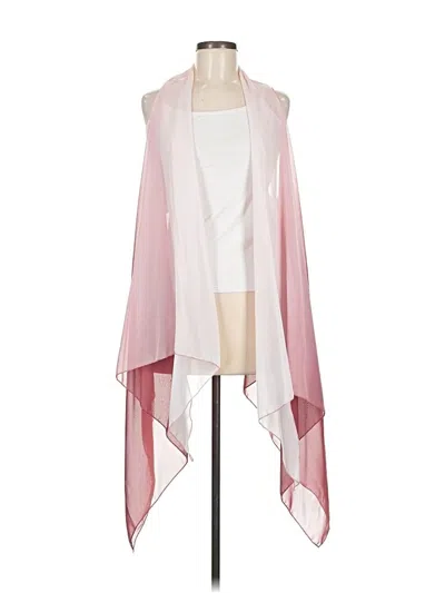 Pre-owned Le Moda Short Sleeve Blouse In Pink