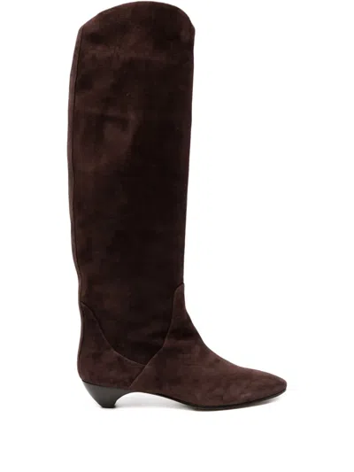 Le Monde Beryl 35mm Allegra Riding Boots In Brown