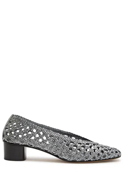 Le Monde Beryl 40 Woven Leather Ballet Pumps