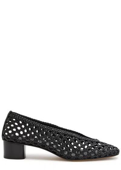Le Monde Beryl 40 Woven Leather Ballet Pumps