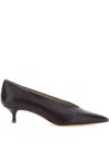 Le Monde Beryl Kitten Heel Pointed Toe Pumps In Black