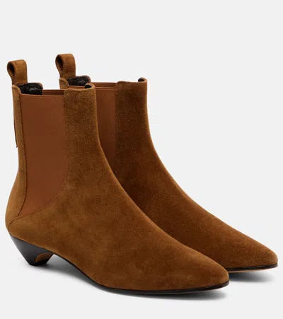 Le Monde Beryl Le Monde Béryl Allegra Suede Ankle Boots In Brown