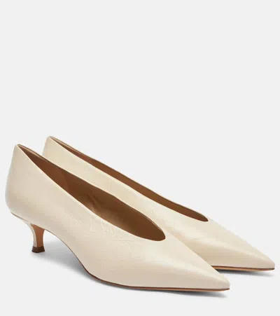 Le Monde Beryl Le Monde Béryl Babouche 40 Leather Pumps In White