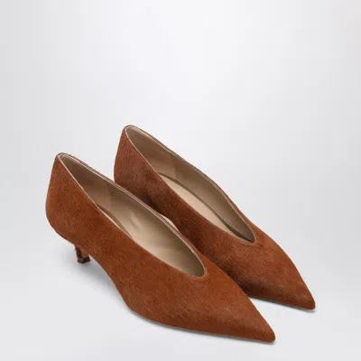 Le Monde Beryl Babouche Kitten Cowhide-effect Pumps