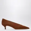 Le Monde Beryl Babouche Kitten Cowhide-effect Pumps In Sand