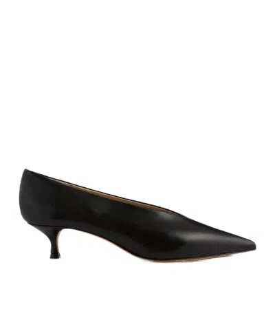 Le Monde Beryl Babouches Leather Heeled Pumps In Multi