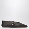 Le Monde Beryl Stella Leather Ballerina Flat In Brown