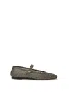 Le Monde Beryl Embellished Mary Jane Ballet Flats In Gray