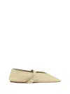 Le Monde Beryl Stella Leather Ballerina Flat In Yellow