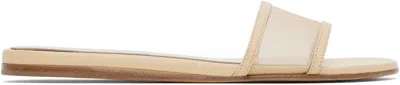Le Monde Beryl Beige Mesh Pool Sandals