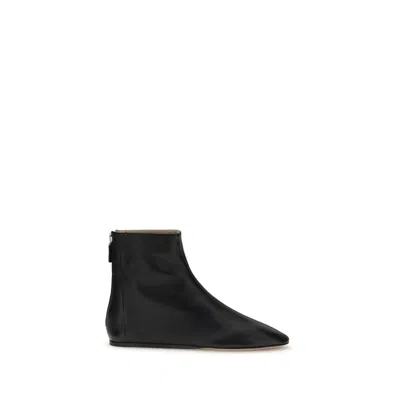 Le Monde Beryl Luna Patent-leather Ankle Boots In Black