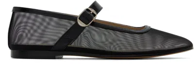 LE MONDE BERYL BLACK MARY JANE BALLERINA FLATS