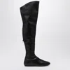 Le Monde Beryl Luna Over-the-knee Leather Boots In Black