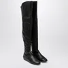 Le Monde Beryl Luna Over-the-knee Leather Boots In Black