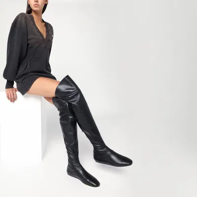 LE MONDE BERYL BLACK TALL LUNA BOOTS
