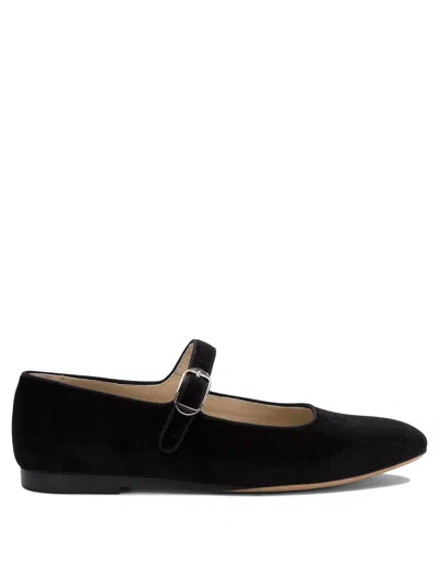 LE MONDE BERYL LE MONDE BERYL BLACK VELVET BALLERINA SHOES