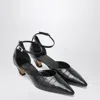 Le Monde Beryl Women's Victoria Dã&copy;colletã&copy; With Crocodile Print In Black