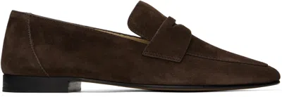 Le Monde Beryl Brown Soft Loafers In Chocolate