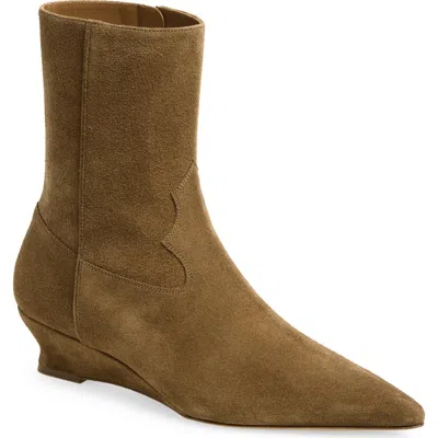 Le Monde Beryl Le Monde Béryl Camille Wedge Bootie In Brown
