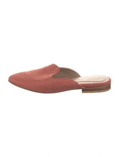 Pre-owned Le Monde Beryl Canvas Mules In Neutral