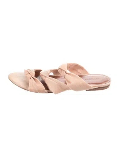 Pre-owned Le Monde Beryl Canvas Sandals In Neutrals