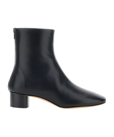 Le Monde Beryl Carole Block Heel Ankle Boots In Multi