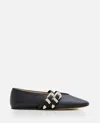 Le Monde Beryl Claudia Suede Ballet Flats In Black