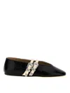 Le Monde Beryl Claudia Ballet Flats In Black