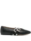 Le Monde Beryl Claudia Ballet Flats In Black