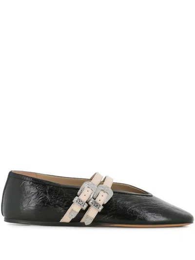 Le Monde Beryl Claudia Ballet Flats In Black