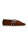 Le Monde Beryl Claudia Calf Hair Ballet Flats