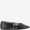 LE MONDE BERYL CLAUDIA LEATHER BALLET FLATS