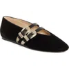 LE MONDE BERYL LE MONDE BERYL CLAUDIA WESTERN BUCKLE BALLET FLAT