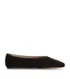 Le Monde Beryl Corduroy Regency Ballet Flats In Black