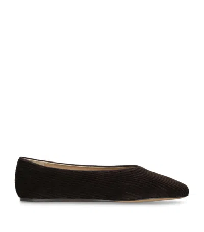 LE MONDE BERYL CORDUROY REGENCY BALLET FLATS