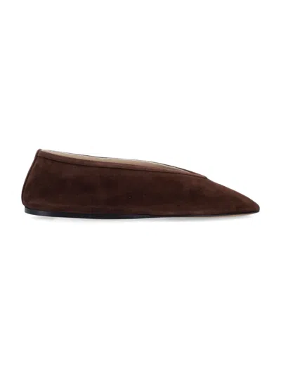 Le Monde Beryl Dark Brown Luna Ballet Flats