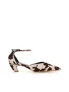 Le Monde Beryl Victoria Cow-print Calf Hair Pumps In Brown